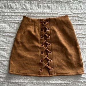 Charolette Russe Suede Skirt